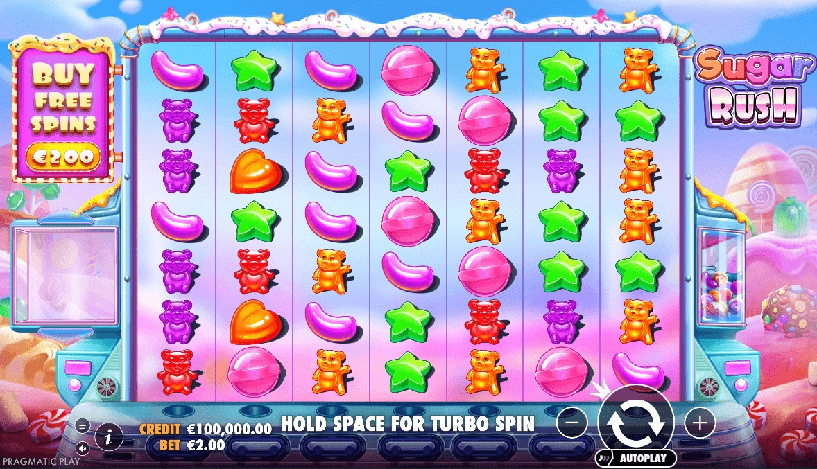Explore Pragmatic Play's Sugar Rush slot for free
